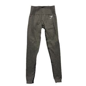 Gymshark Vital Seamless 2.0 Leggings Charcoal Gray Black Marl Women's size XS
